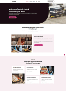 desain UI/UX website company Profile