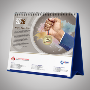 Pembuatan Kalender meja cepat dan Profesional