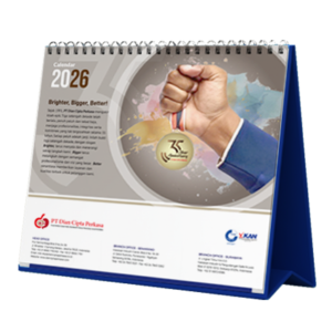 pembuatan kalender meja