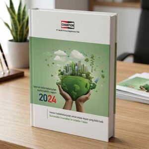 Desain layout sustainable report